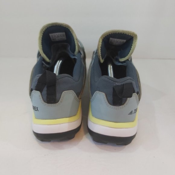 ADIDAS | Womens 290 Terrex Agravic Trail Gore Tex Running Shoes Green Black Sz 8 - Picture 4 of 8